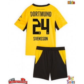 Borussia Dortmund Daniel Svensson #24 Replica Home Stadium Kit for Kids 2026-27 Short Sleeve (+ pants)